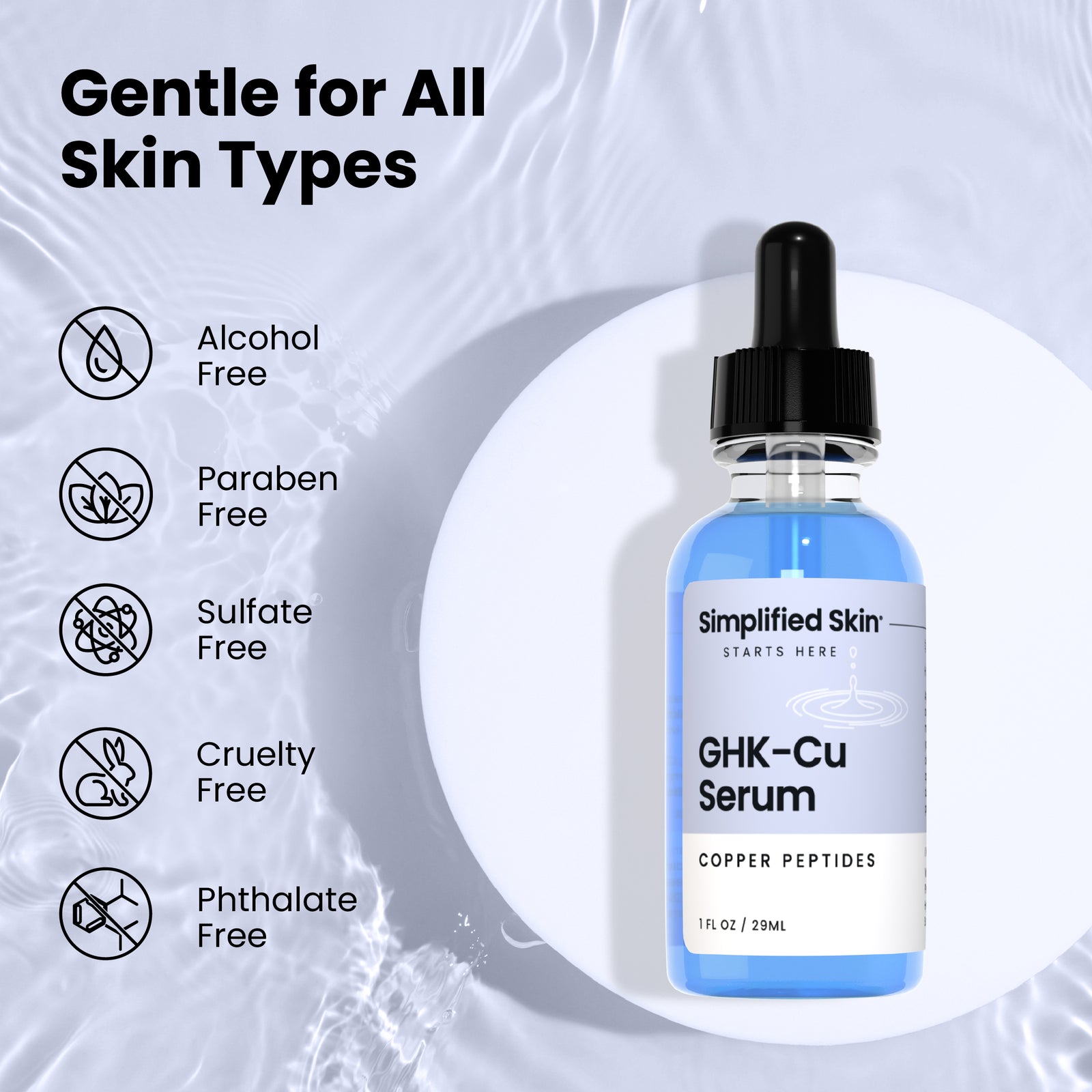 simple peptides ghk cu Copper Serum – Simplified Skin Kup BAC Water 10ml Expression Lines Cu Neck Product:Liquid B12 Complex
